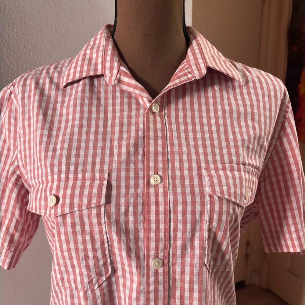Perry Ellis Red Striped Slim Fit Men's Shirt SZ S Great Condition. - Picture 2 of 6